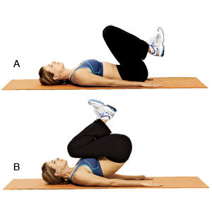ab Workouts Reverse Crunches Exercise