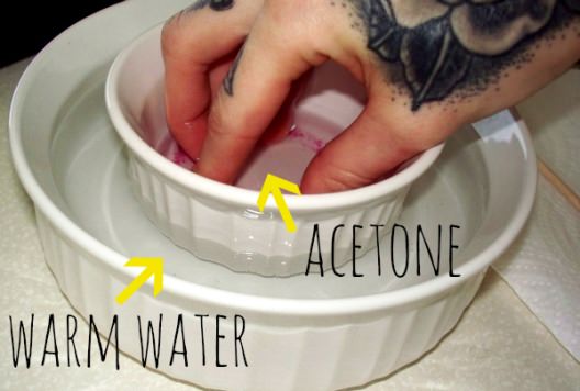 How to Remove Acrylic Nails at Home Acetone