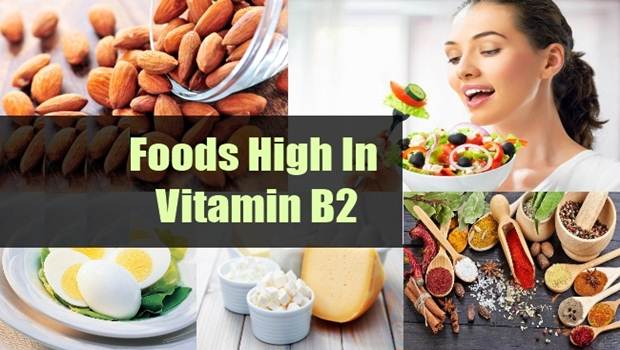 Foods high in Vitamin B2