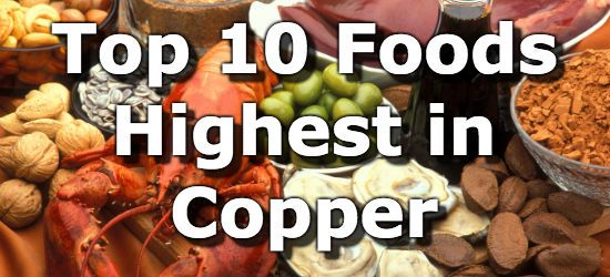 Top Copper Rich Foods