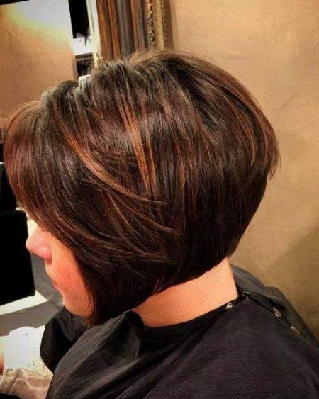 Chocolate stacked bob haircuts for black women