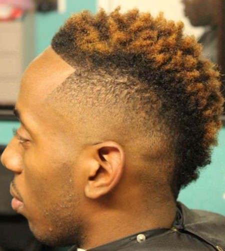 Cool curly fade haircuts for black men