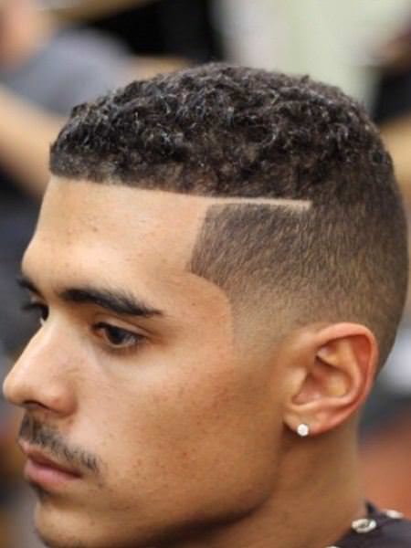 Curly crew cut sporty haircuts for men