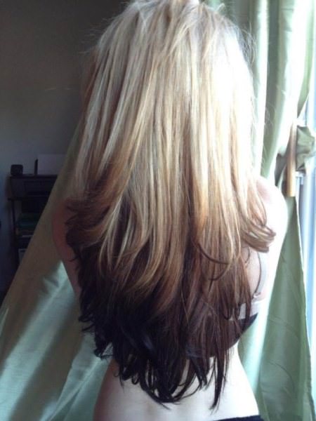 Light to dark ombre ombre hair ideas for blonde brown red black hair