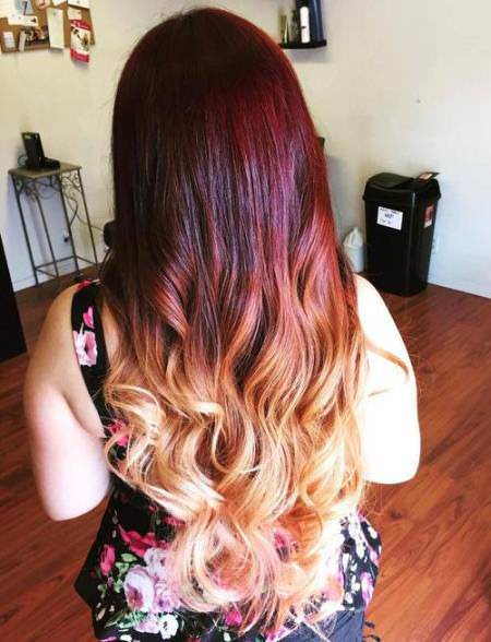 Rainbow ombre ombre hair ideas for blonde brown red black hair