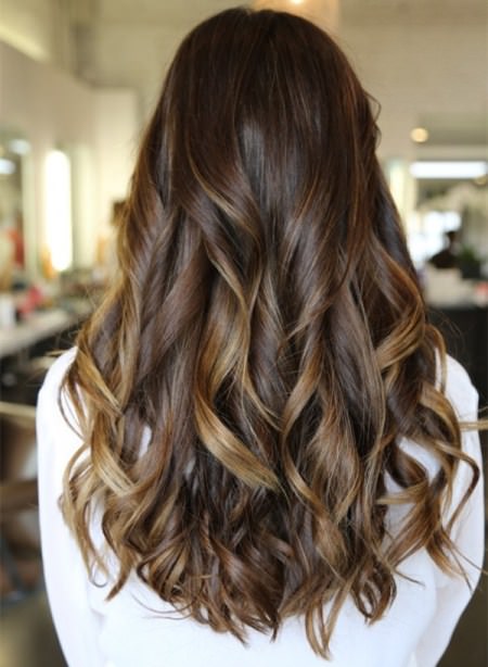 Two toned ombre hair ideas for blonde brown red black hair
