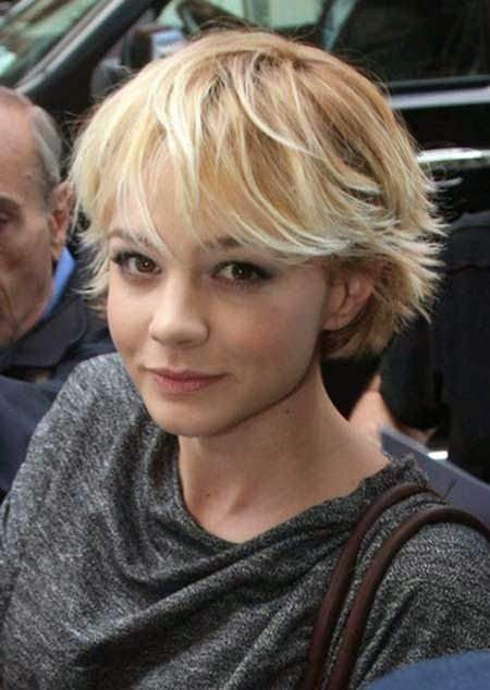Wispy layers short hairstyles for women