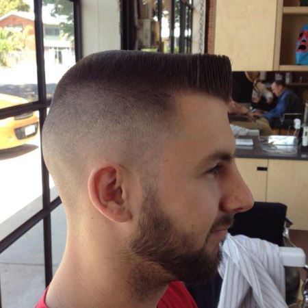 acute edge flat top haircuts