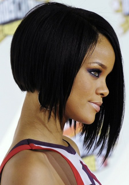 asymmetrical black women hairstyles