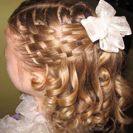 basket weave hairstyles for girls