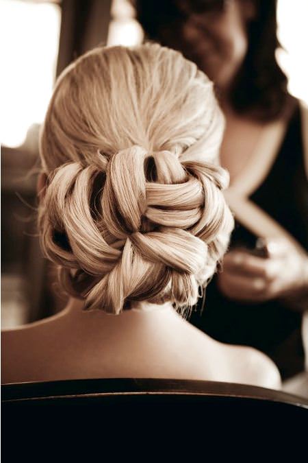 basket weave wedding hairstyles