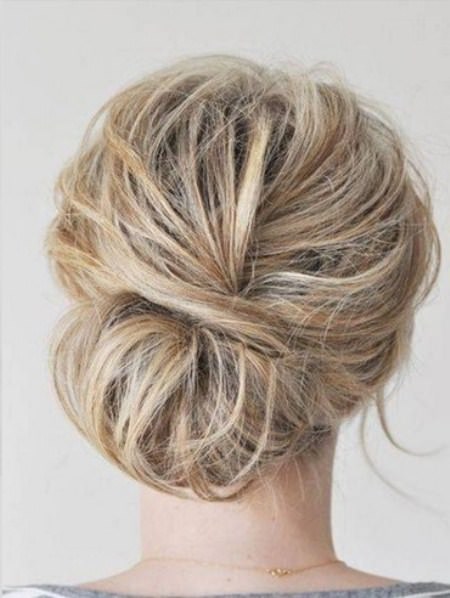 beautiful bun for thinner hair hairstyles for thin hair
