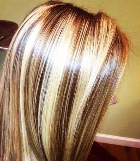 bold blonde highlights shades of strawberry blonde hair color