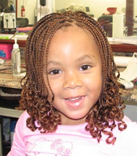 braided hair with curly ends black girl hairstyles