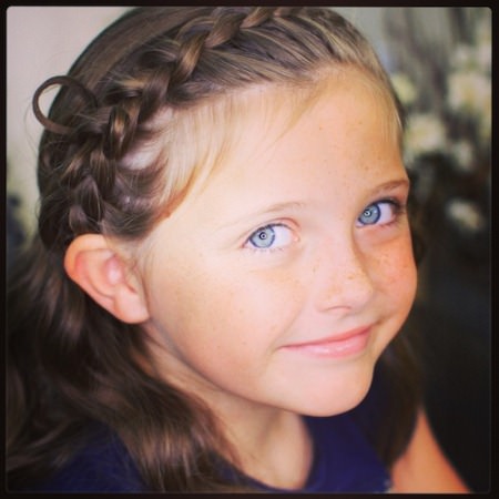 braided headband hairstyles for little girl