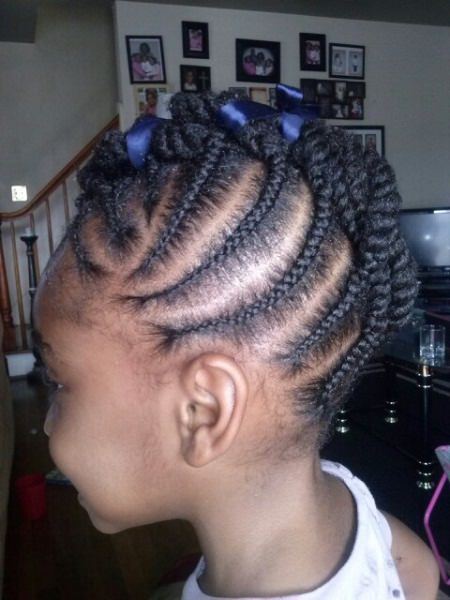 braided twisted mohawk braids for kids