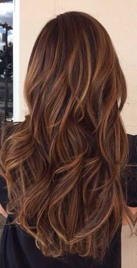 classic longer layer hairstyles for brown hair