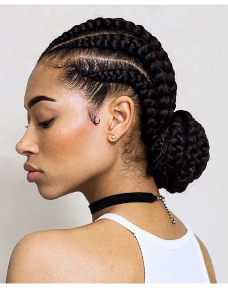 cornrow easy hairstyles for natural hair