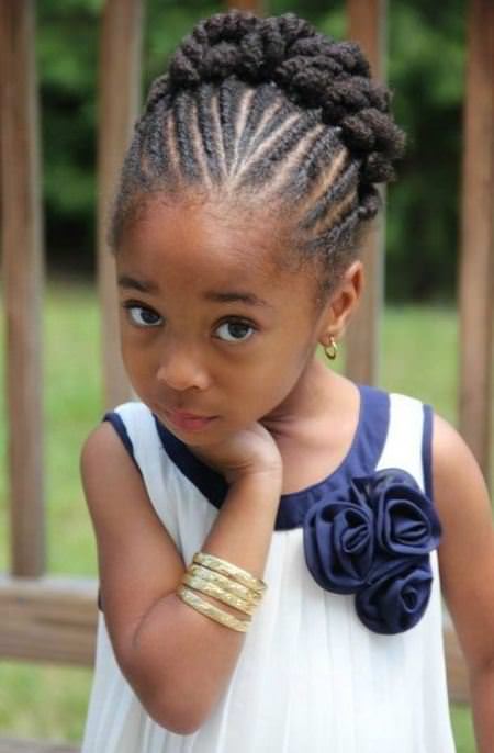 cornrows and buns hairstyles braids for kids