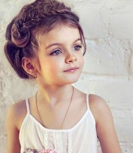 crown braid hairstyles for little girl