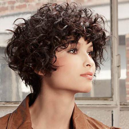 curly short bob haircuts for curly hair