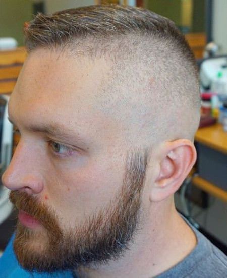 dark blonde asymmetrical cut sporty haircuts for men