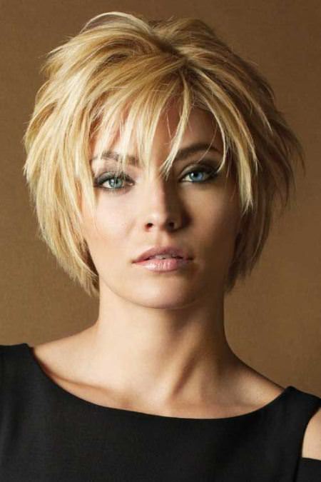 delicate feather trendy short haircuts