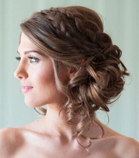 double braided updo hairstyles for women