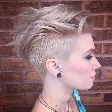 edgy fauxhawk short haircuts for thick hair