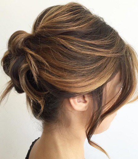 fancy roll for medium hair hairstyles for shoulder length