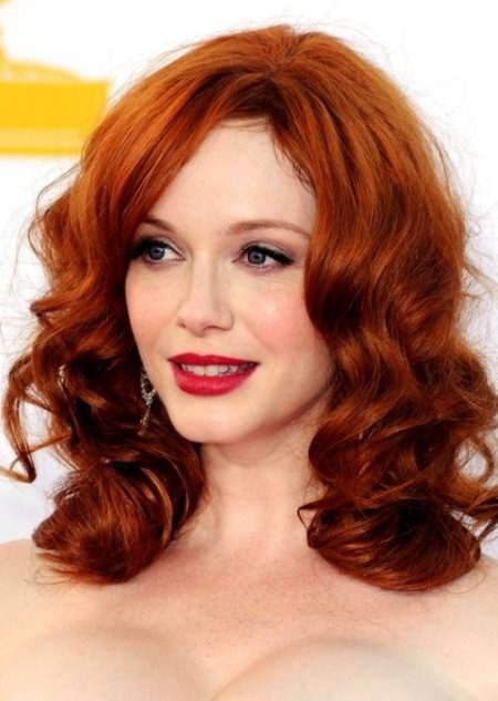 fiery ginger red auburn hair color ideas