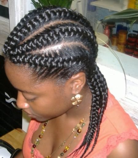 french black braided hairstyles