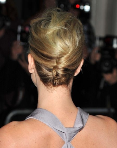 french twist updos for short hair