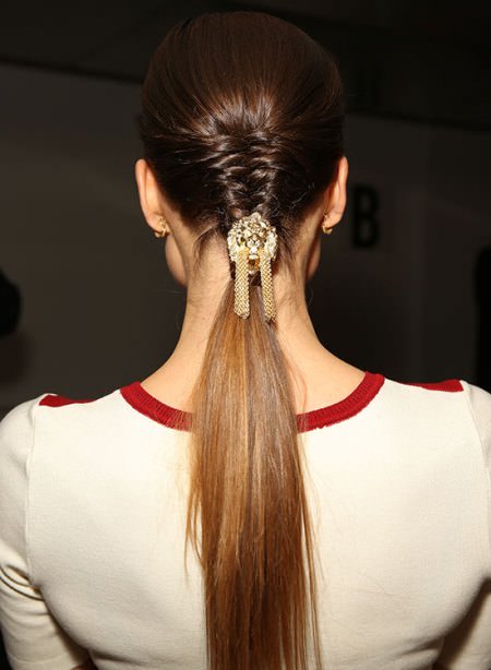 half braid and half pony side hairstyles for prom night