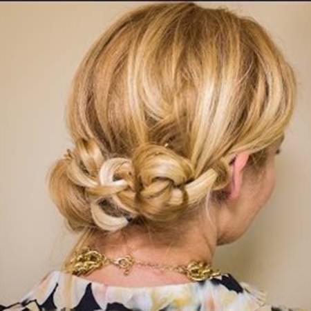 knotted updo wedding hairstyles