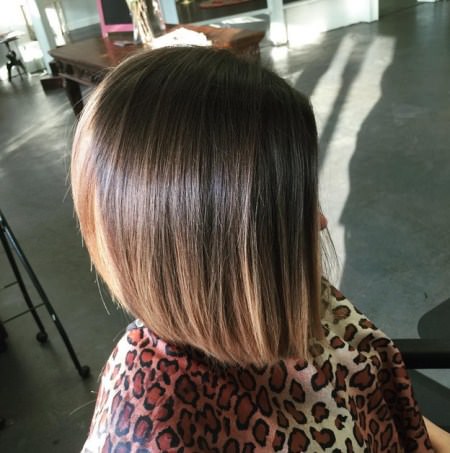 light brown A-line bob hairstyles