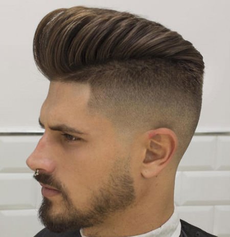 long and high pomp long hairstyles for men