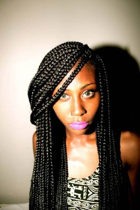 long box braid hairstyles for black women