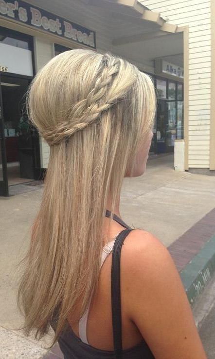 long hair with bumped braid hairstyles for long hair