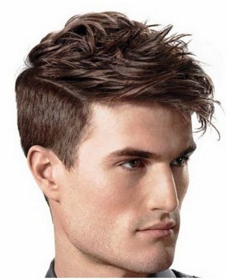 long tousled short side easy hairstyles for men