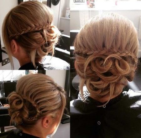 loops and braids updos for long hair