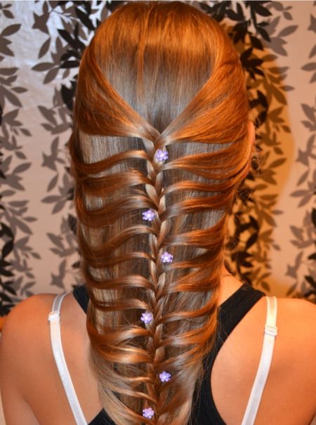 mermaid fishtail braids hairstyles for women