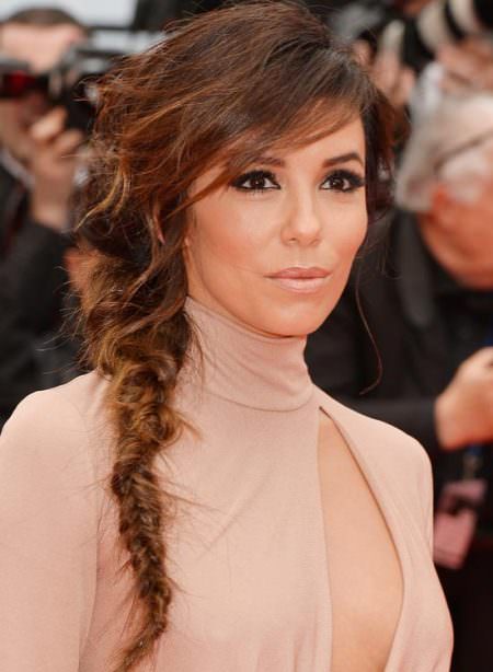 messy fishtail hairstyles for long faces