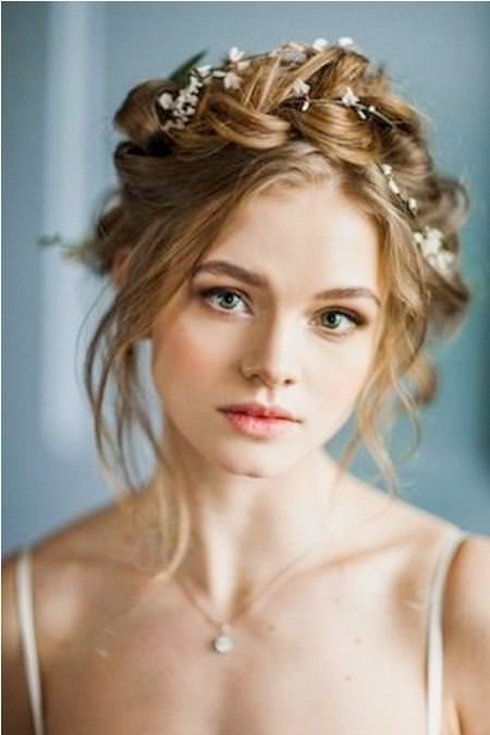 milkmaid braids wedding hairstyles