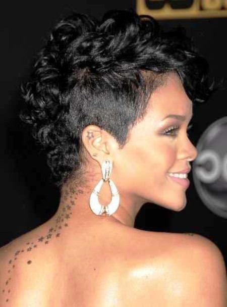 modern mohawk short hairstyles for black women