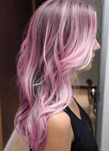 ombre pastel hair color