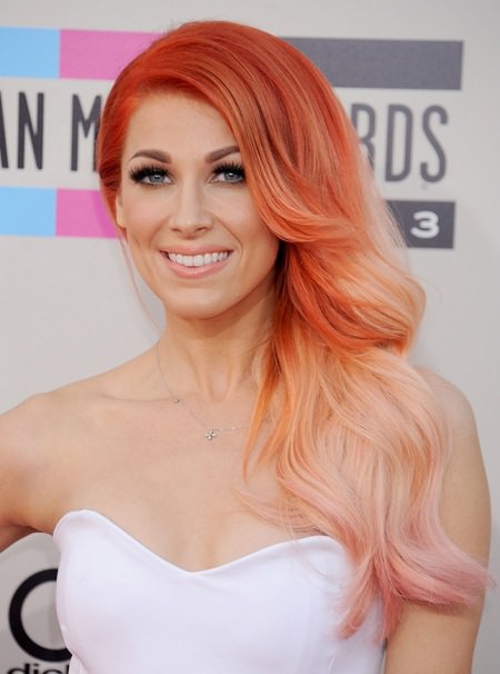 peach pastel hair color