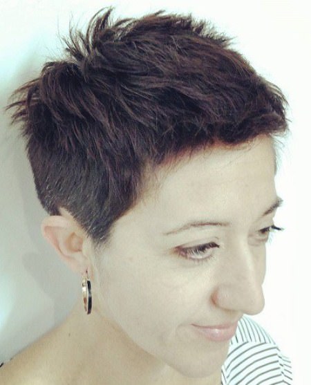 perfectly spiked cut different versions of the pixie