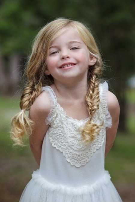 pigtail braids for kids