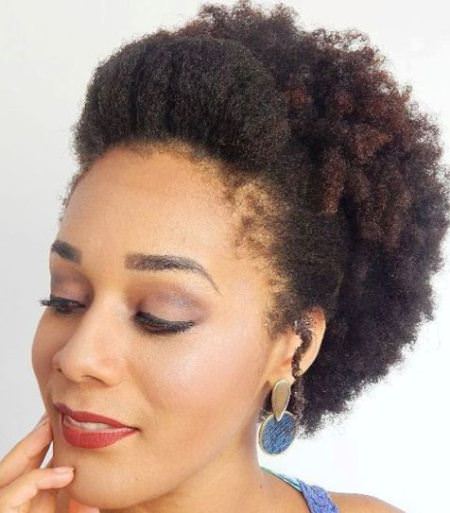 pinned back hair easy hairstyles for natural hair